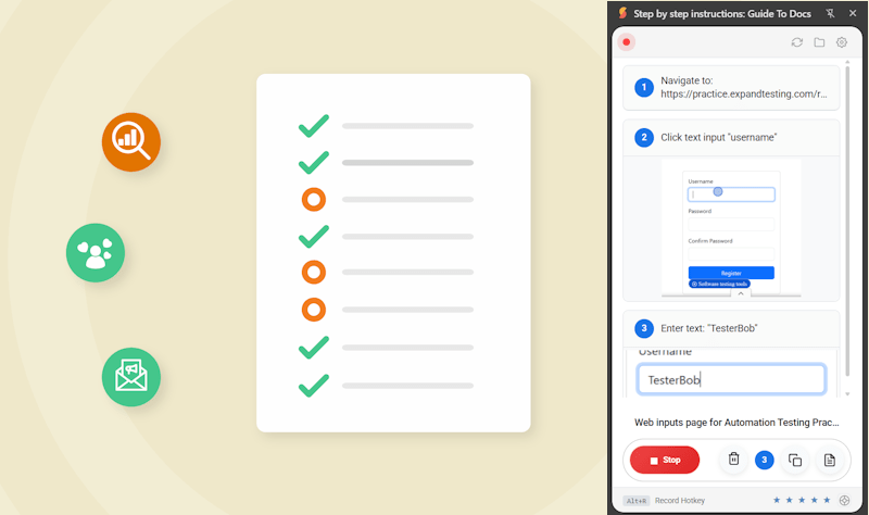 Visual design tips for step-by-step guides